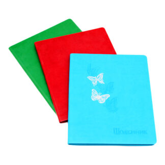 Щоденник шкільний А5 (160х198), 42 арк., обкл. шт.шкіра Асорті_