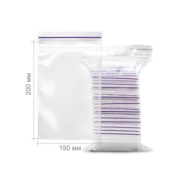 Пакет з замком Zip-Lock 15*20см