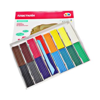 Пластилін дит. 16 кол., 256 г, стек, Захоплення 200314