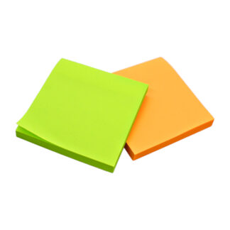 Папір.кл., 76х76мм, 80арк, неон, кол. асорті, 4-424-2, 4Office