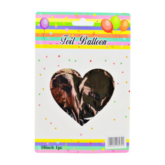 Повітряна кулька Серце Рожеве фольга (45см)