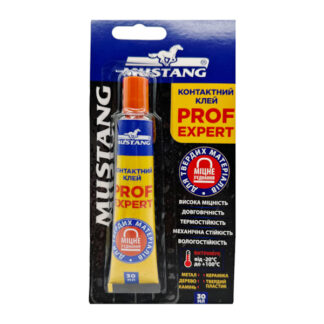 Клей контактний PROF EXPERT MUSTANG 30мл/блістер (12шт/блок) MG16