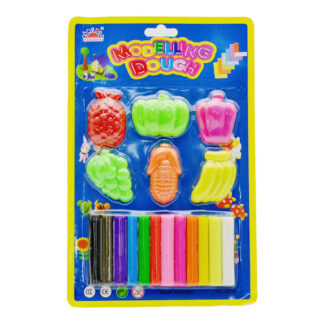 Тісто для ліпки 12 кольорів 6 формочок арт 8202