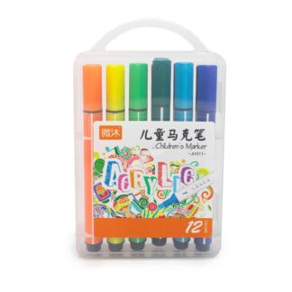 Фломастери набір арт.JH311 12 кольорів пластик. футляр