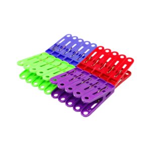 Прищіпка пласт. 20шт мала кольорова