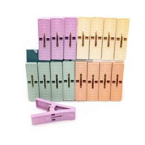 Прищіпка пласт. 16шт PinJia кольорова XJTL4900_