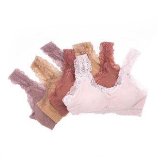 ТОП жіночий Рубчик+мереживо короткий арт.8156 Мікс