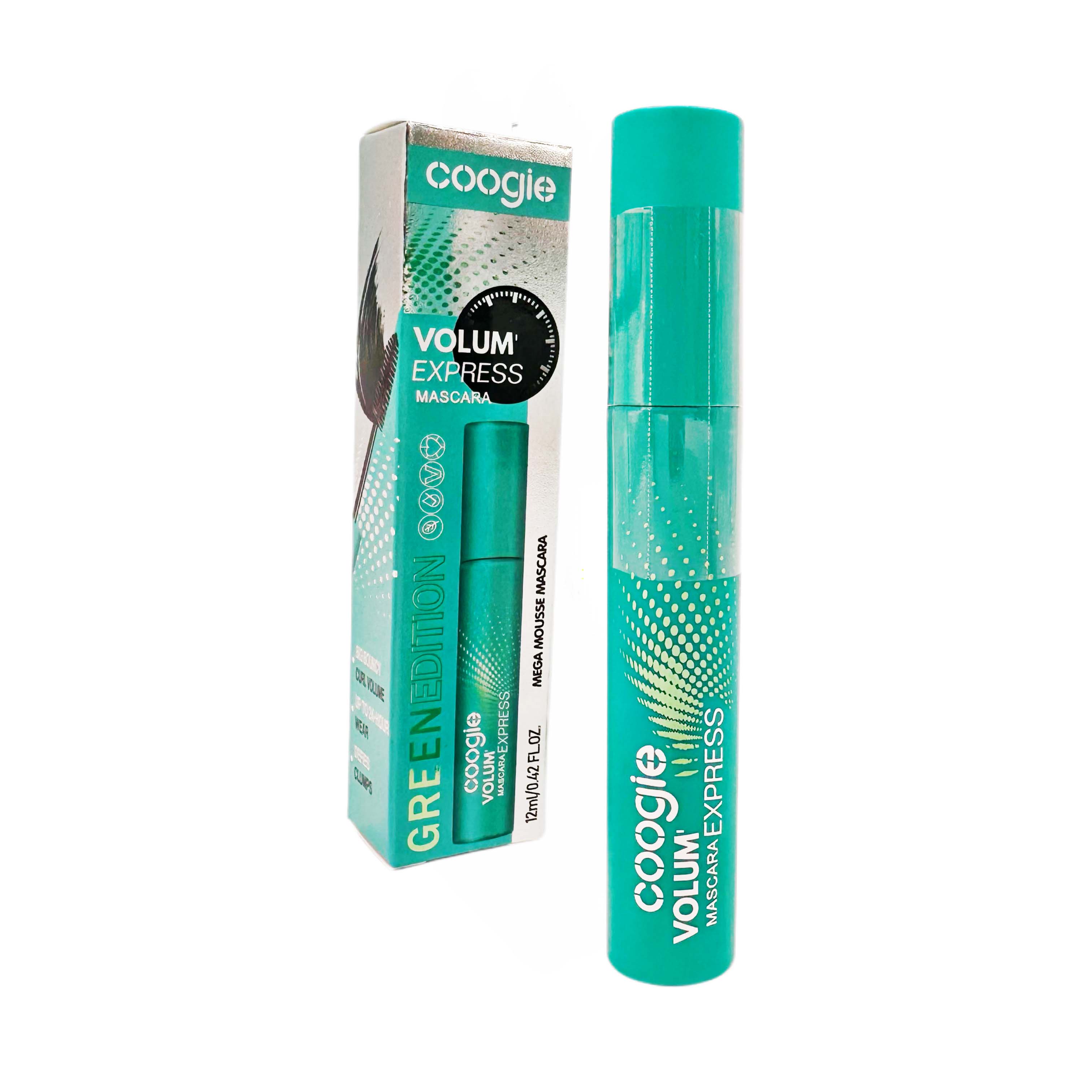 Туш д/вій Coogie Green Edition Volum Express