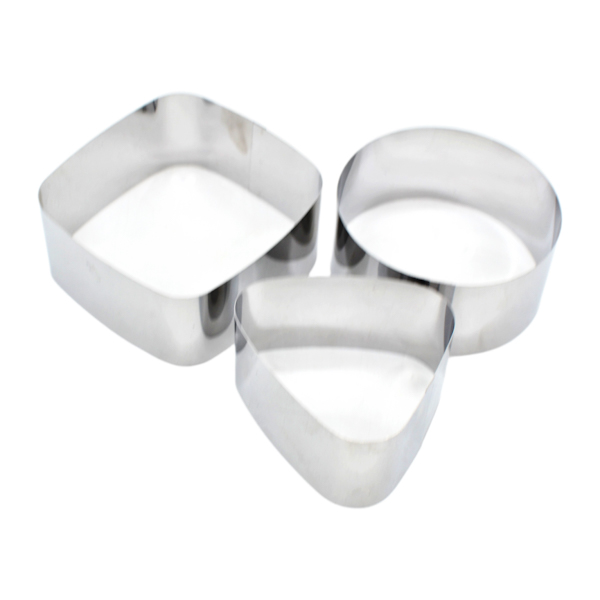 Форми д/формування салатів нерж. 3в1 Ясен артКК42