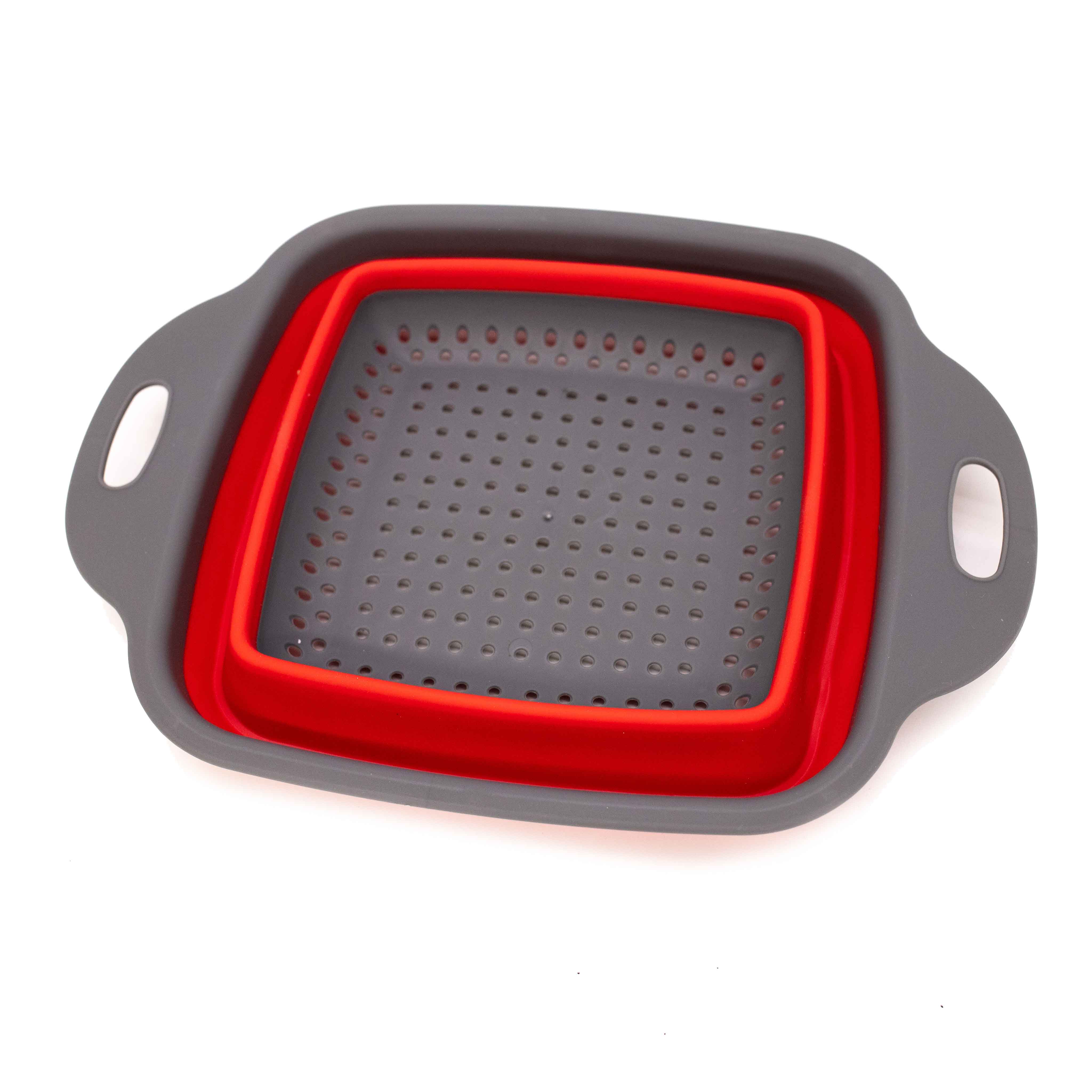 Друшляк силіконовий складний арт.SJZ-F02 квадратний