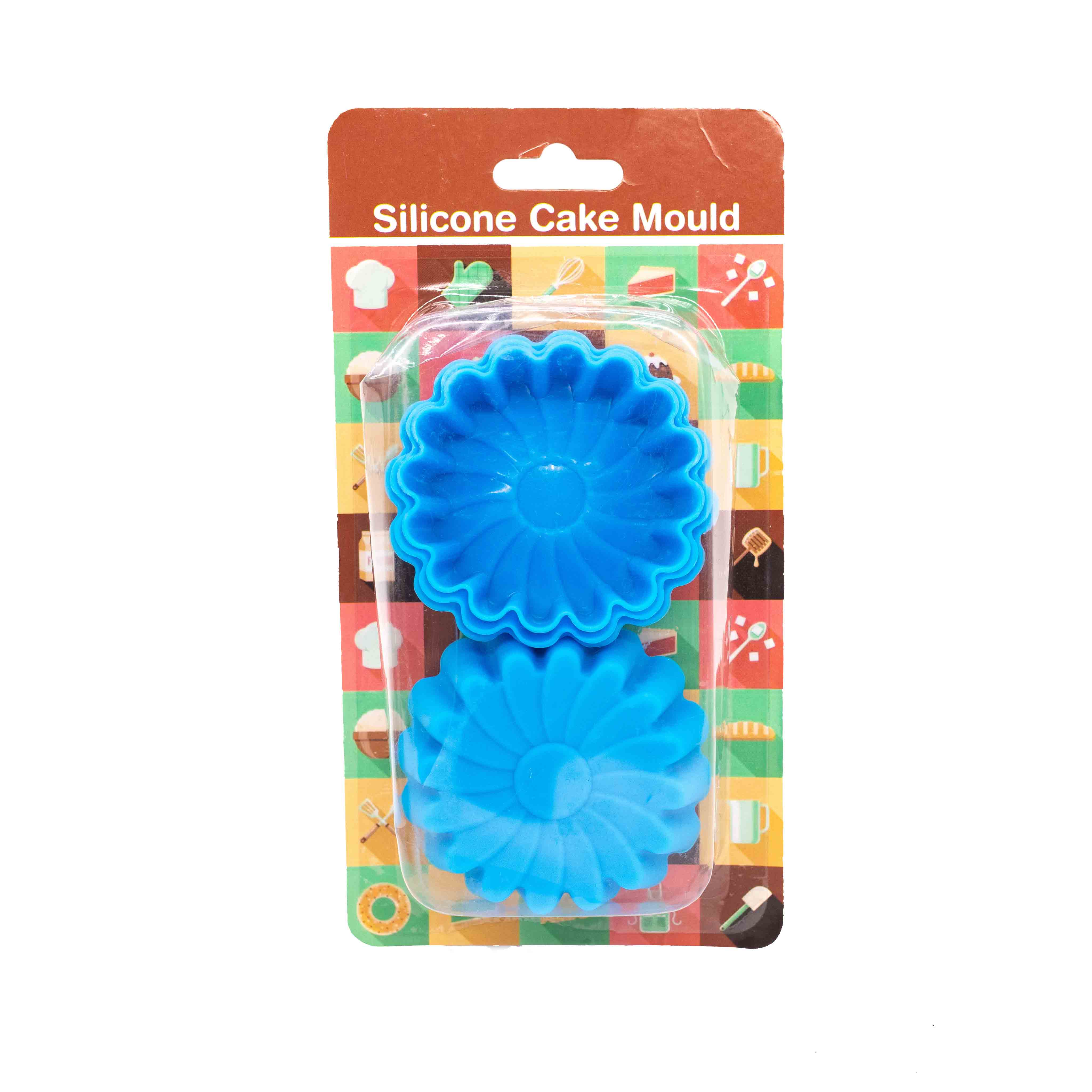 Форма д/печива 6шт силікон арт.КМ936992/936993 Мікс