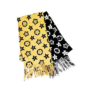 Шарф демі з візерунком в асорт.арт.5773