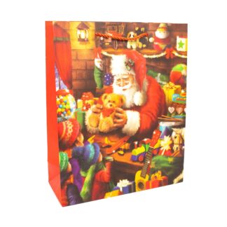 Пакет под. Новорічний 26*32*10 SM520M Санта