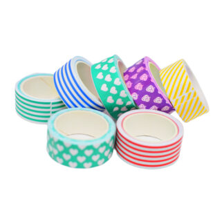 Скоч декоративний Малюнок Кольоровий *10 шт