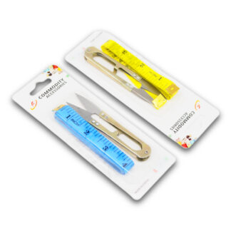 Ножиці д/ниток+сантиметр набір