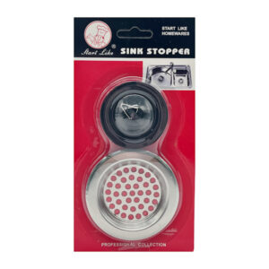 Пробка д/зливу+ситечко в раковину 1шт арт.BKL1078 *12_