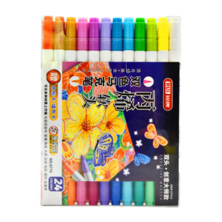 Фломастери Акрилові 24кол. 2-сторонні арт.6775