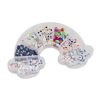 Набір д/плет. браслетів з фігур. бісеру Веселка/Мушля/Морозиво