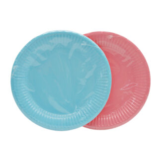 Тарілка святкова паперова 10шт Мікс_