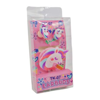 Навушники провідні дитячі EARBUDS Єдиноріг арт.ТК-07