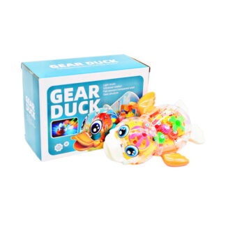 Каченя музичне 987 A 2 кольори, підсвічування, мелодія, колеса вільного ходу, в короб