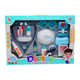 Набір лікаря SD 169-283 A 2 види, 11 елементів, стетоскоп, звук, підсвічування, в к