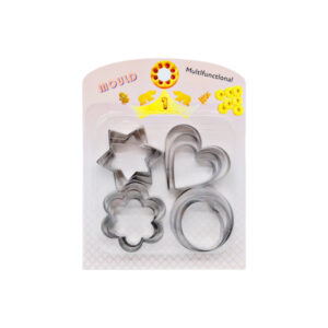 Форма д/печива металева 4*3шт арт.HH-6001