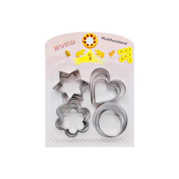 Форма д/печива металева 4*3шт арт.HH-6001