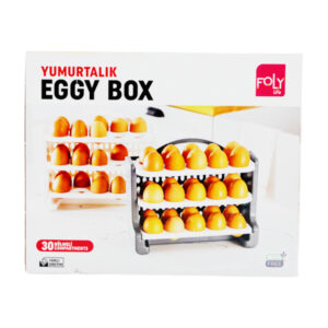Лоток Органайзер д/яєць 3-ярус. 30 ШТ (12)