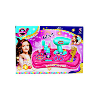 Набір перукаря KL 3099 фен, гребінець, прикраси, заколки, органайзер, в коробці