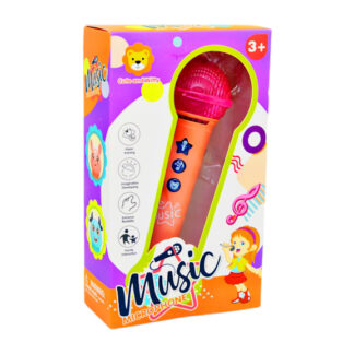 Мікрофон MT 500 2 види, підсвічування, мелодії, пісні англійською, звуки тварин, н