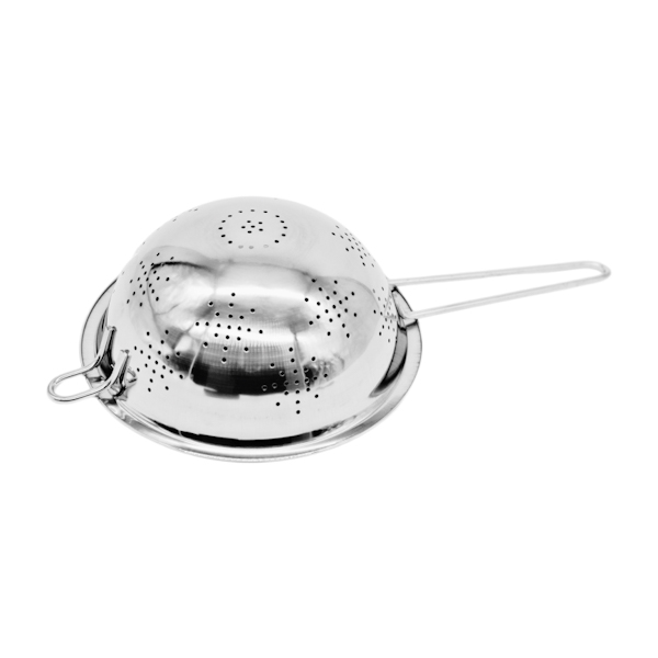 Дуршляк з ручкою 22см GUSTO нерж. арт5615-22