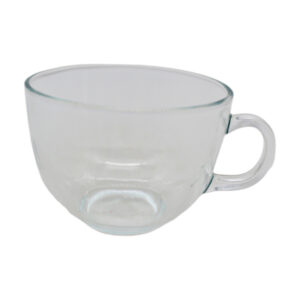 Чашка скляна 400мл Прозора Широка *6
