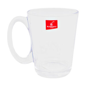 Чашка скляна 300мл BLINKMAX  1шт Прозора арт.KTZB50 *6