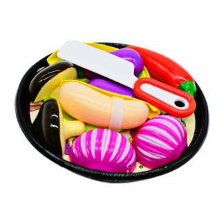 Набір овочів M 206  на липучках, таця, ніж, тарілка, у пакеті