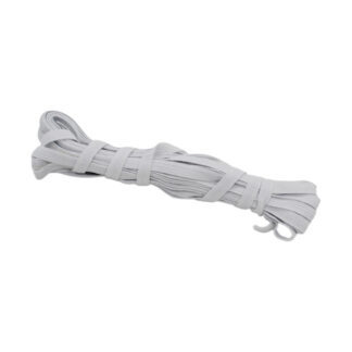 Резинка для одягу біла/чорна п/е 1шт