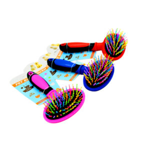 Щітка-масажка д/тварин Wet Pows Кольорові зубці 1шт *24