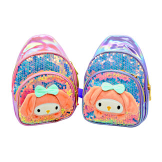 Сумка Дитяча з Паєтками Зайчик через плече на 2 відділення *12