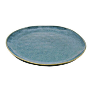 Тарілка 28см керамічна Сервірувальна 1шт Сіра арт.HZ1-1