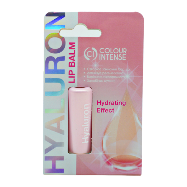 *Бальзам д/губ Colour Intense Гіалуронова кислота 01 Троянда