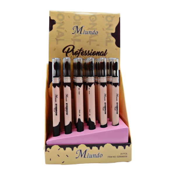 Олівець д/брів з щіточкою M'lundo 1шт арт.GZ8090039 *24