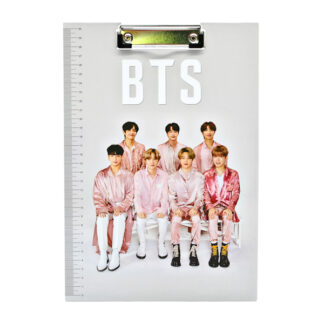 Планшет для паперу, А4, з притиском, пластик, кольоровий 612