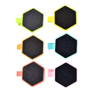 Прищіпка декоративна Набір 6шт Кольорові *12