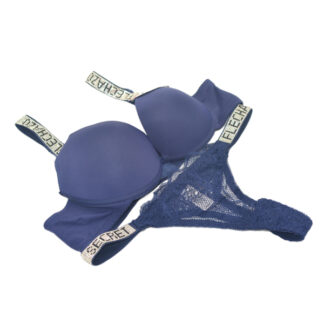 Комплект Flechazo Ажурні Стрінги + Гладенький Бюсгалтер Мікс арт.BRA3/9115 *6