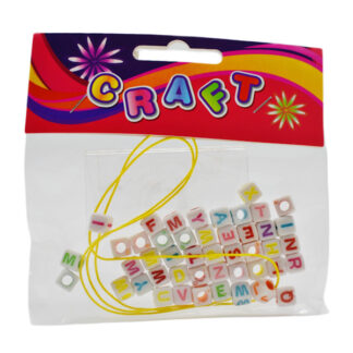 Набір для творчості бісер з буквами