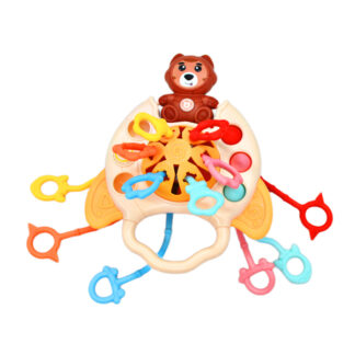 Брязкальце YD 750-10 “Космічна ракета”, пальчикова гра, Pop it, гумові шнурочки, п