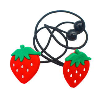 Резинка д/волосся HandMade 2шт чорна Фігурки Кольорові Мікс арт.4094-09