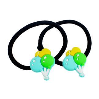 Резинка д/волосся HandMade 2шт чорна Повітряні кульки Мікс арт.4094-06