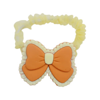 Резинка д/волосся HandMade 1шт Молочна органза Декор Мікс арт.4094-02