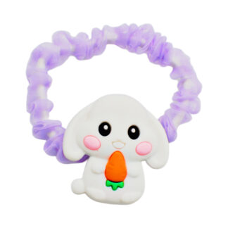 Резинка д/волосся HandMade 1шт Кольорова органза Мультяшки Мікс арт.4094-01